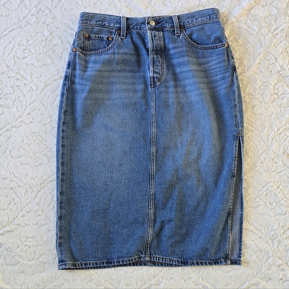 Levi's Button-fly Denim Skirt